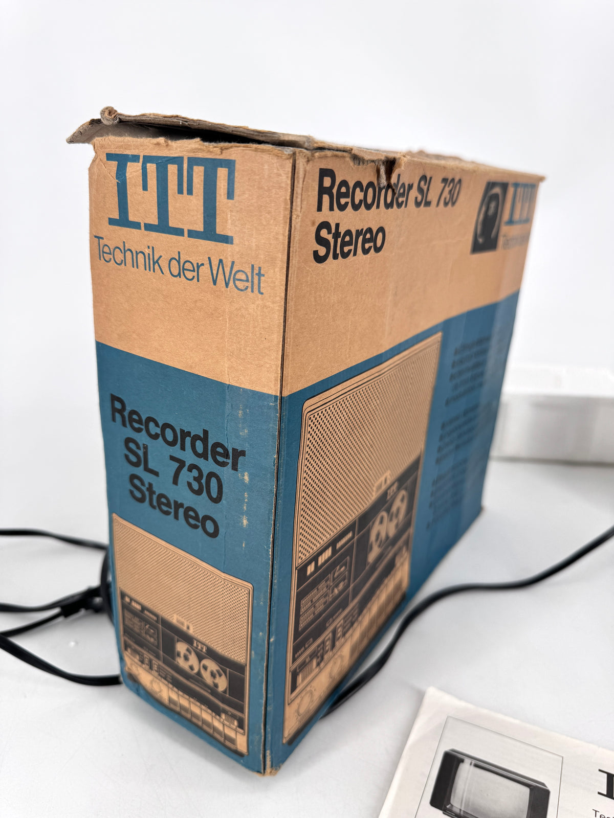 ITT SL 730 KASSETTENREKORDER MIT OVP UND ANLEITUNG, STEREO RECORDER