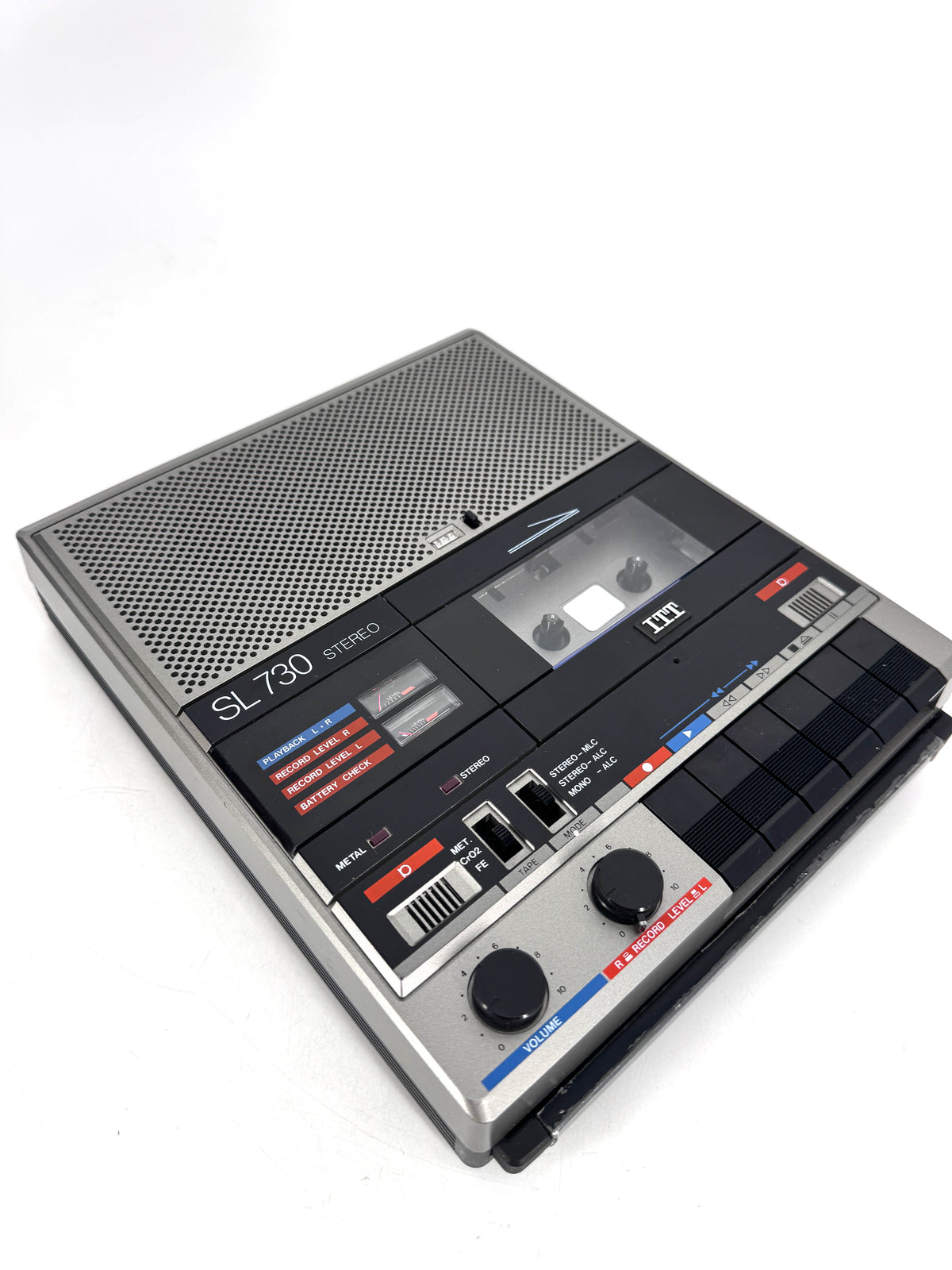 ITT SL 730 KASSETTENREKORDER MIT OVP UND ANLEITUNG, STEREO RECORDER