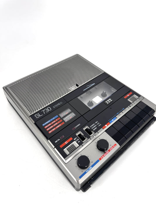 ITT SL 730 KASSETTENREKORDER MIT OVP UND ANLEITUNG, STEREO RECORDER