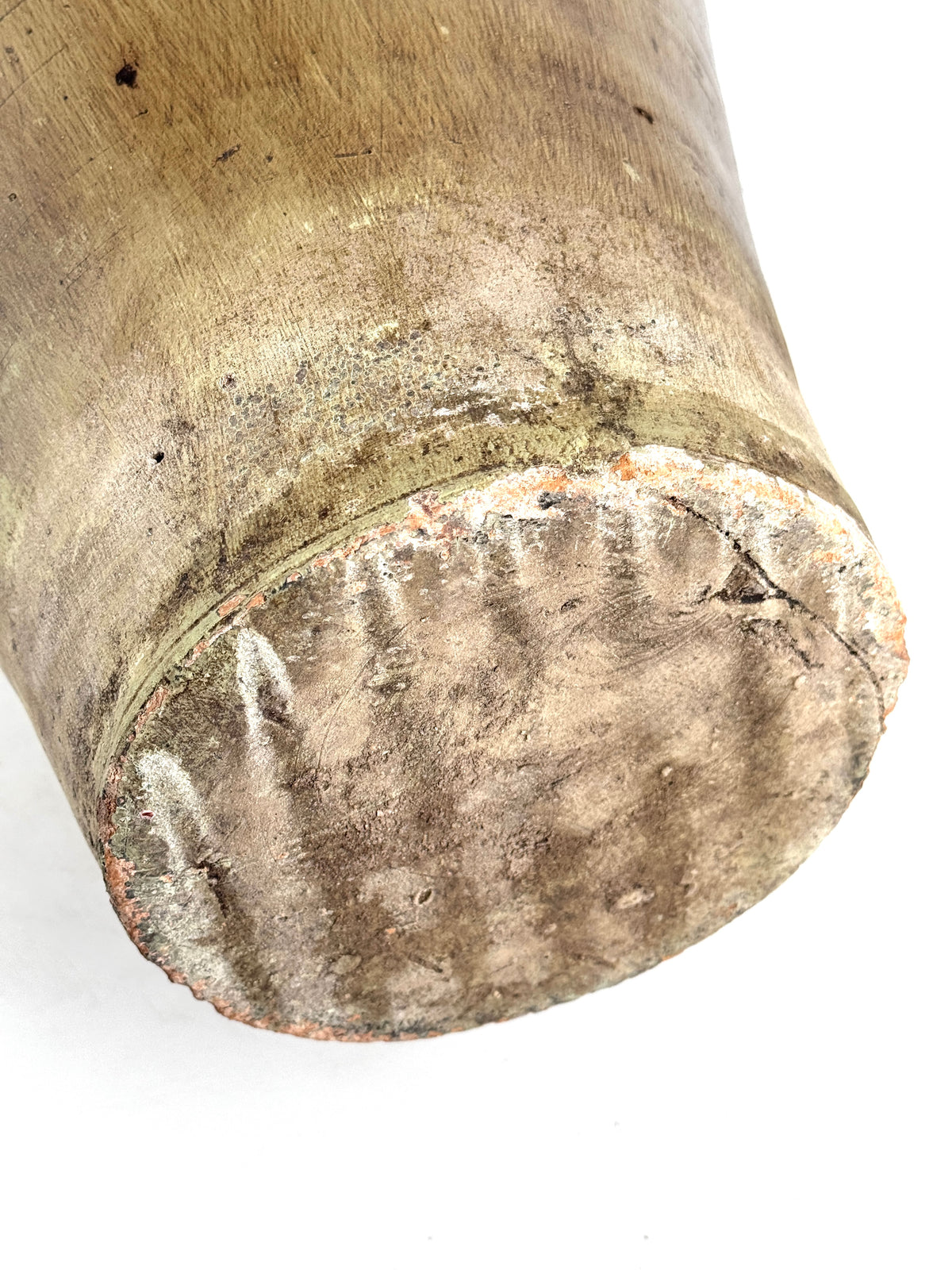 XXL BODENVASE 76CM ANTIK-STIL KERAMIK AMPHORE METALLGRIFF
