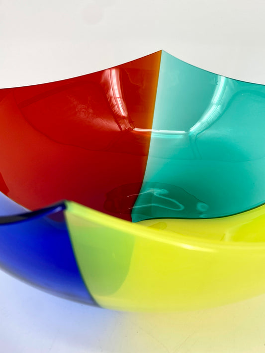 Muranoglas Schale "Paraply" von Berit Johansson für Salviati, Italien, 2001