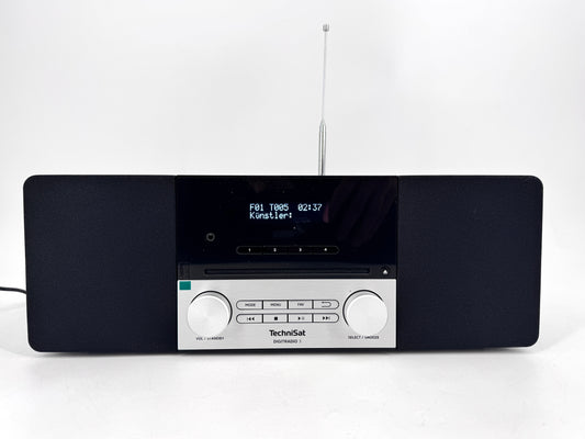 TECHNISAT DIGITRADIO 3 CD DAB BLUETOOTH SCHWARZ/SILBER  MIT OVP