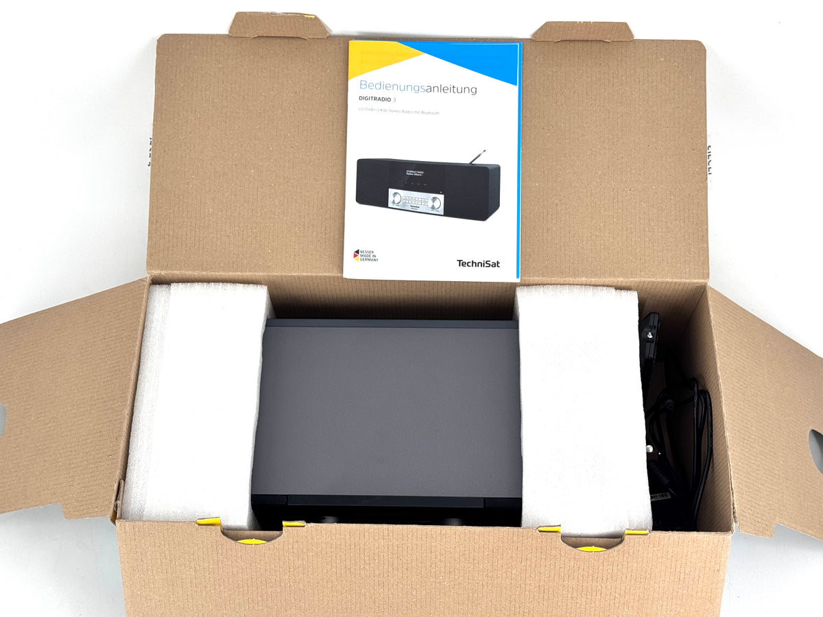 TECHNISAT DIGITRADIO 3 CD DAB BLUETOOTH SCHWARZ/SILBER  MIT OVP