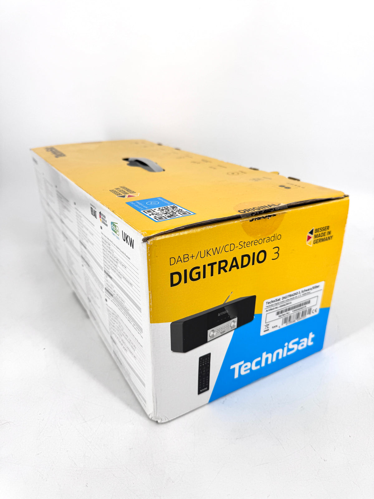 TECHNISAT DIGITRADIO 3 CD DAB BLUETOOTH SCHWARZ/SILBER  MIT OVP