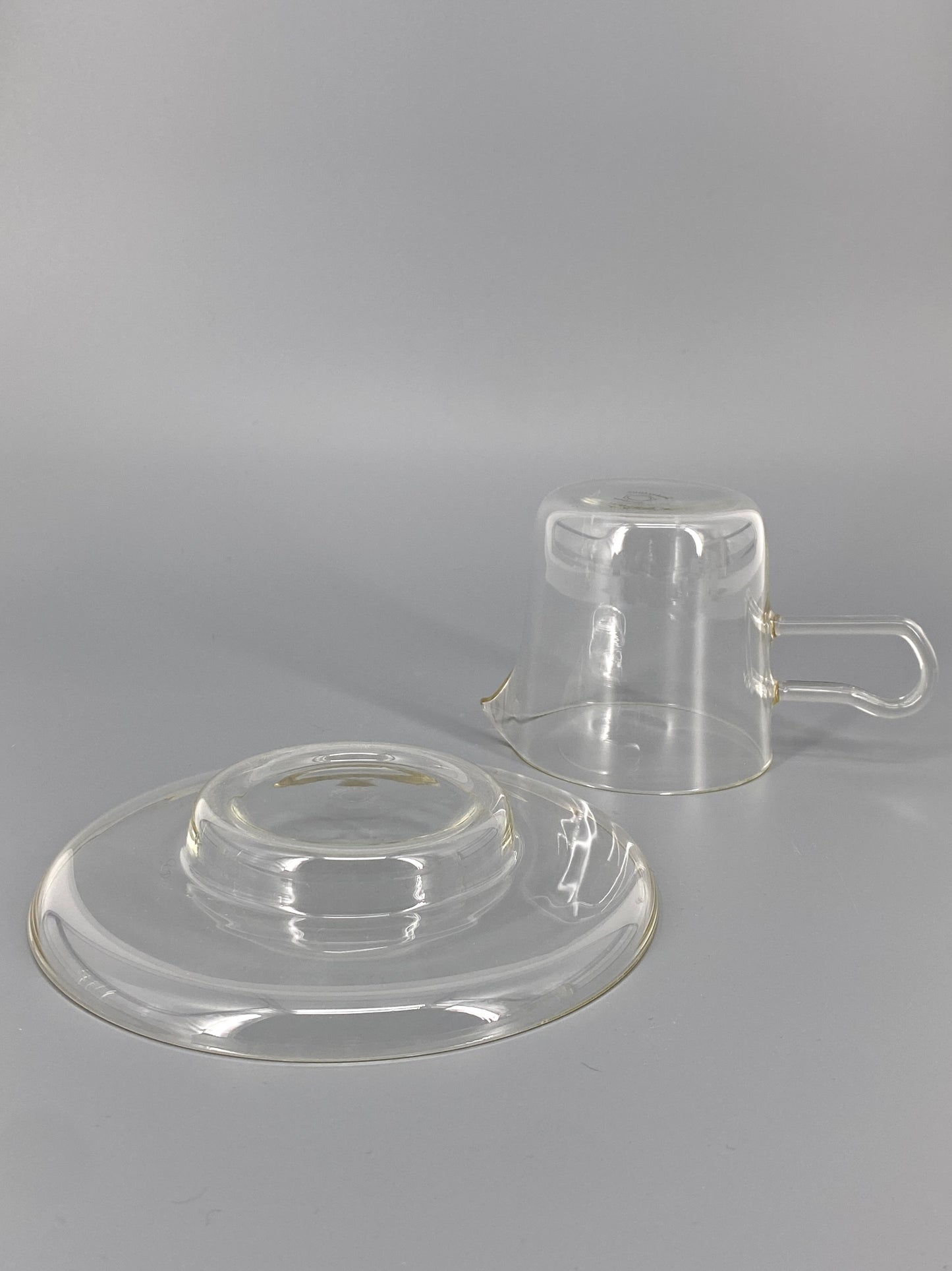 2 Sauciere "Soser" von Wilhelm Wagenfeld für Jenaer Glaswerk Schott & Gen., Deutschland, 1950er