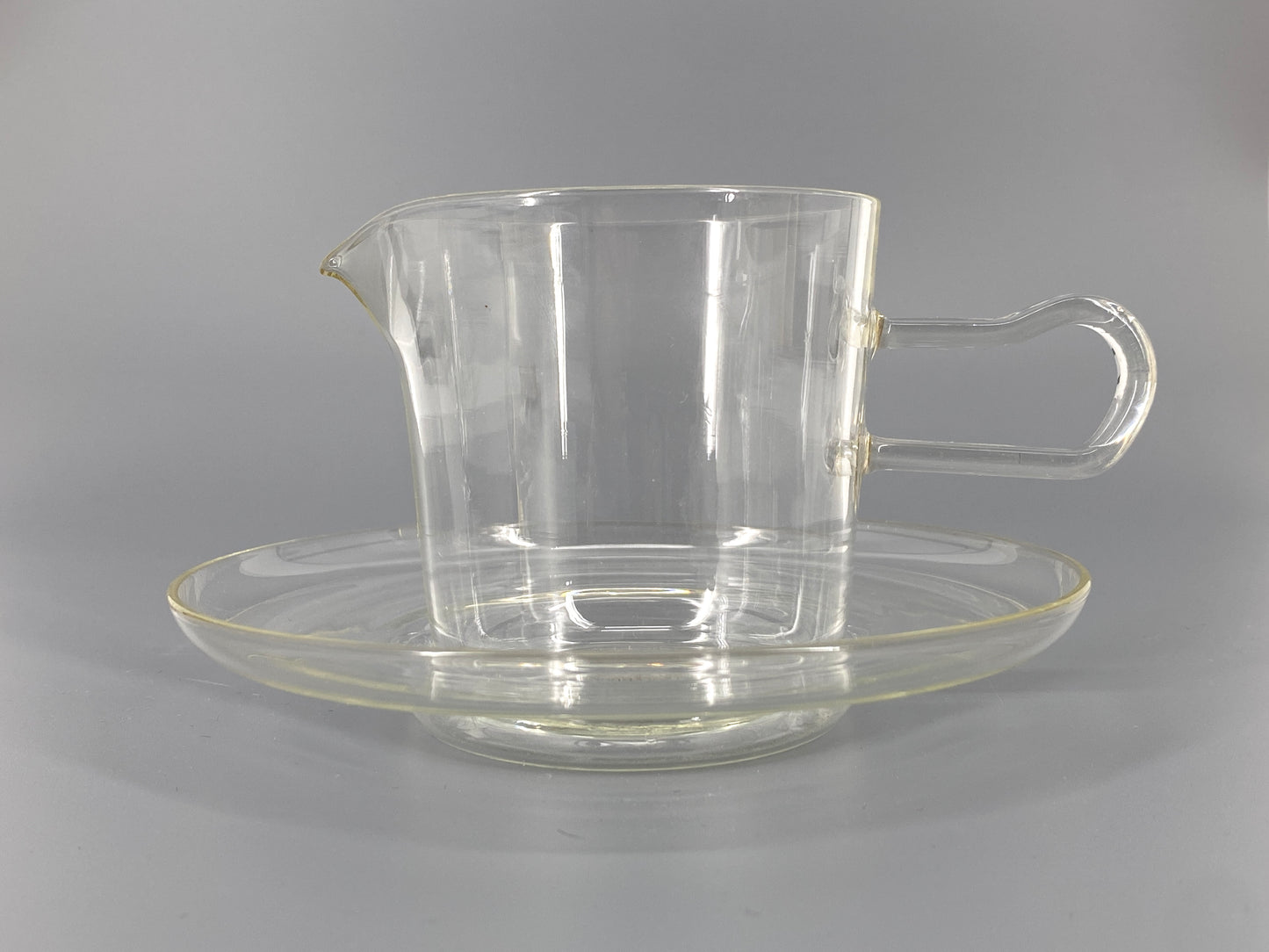 2 Sauciere "Soser" von Wilhelm Wagenfeld für Jenaer Glaswerk Schott & Gen., Deutschland, 1950er