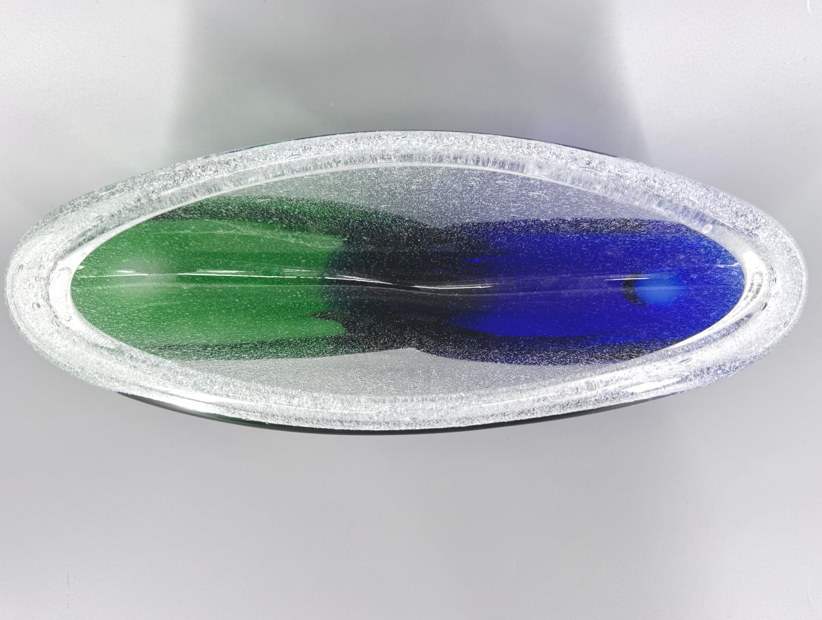 Glasschale von František Špinar, für Skrdlovice Glashütte, Tschechien