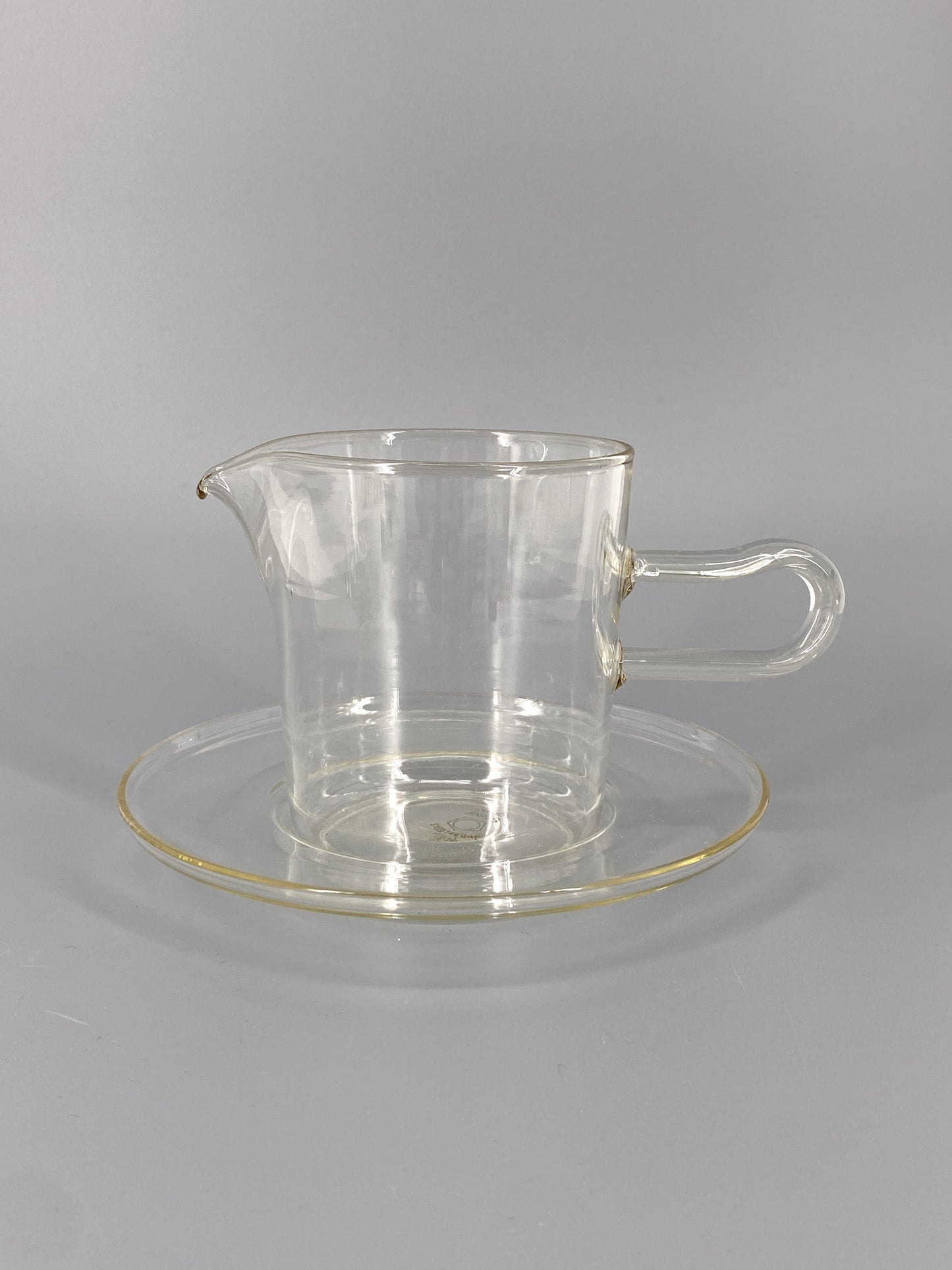 2 Sauciere "Soser" von Wilhelm Wagenfeld für Jenaer Glaswerk Schott & Gen., Deutschland, 1950er