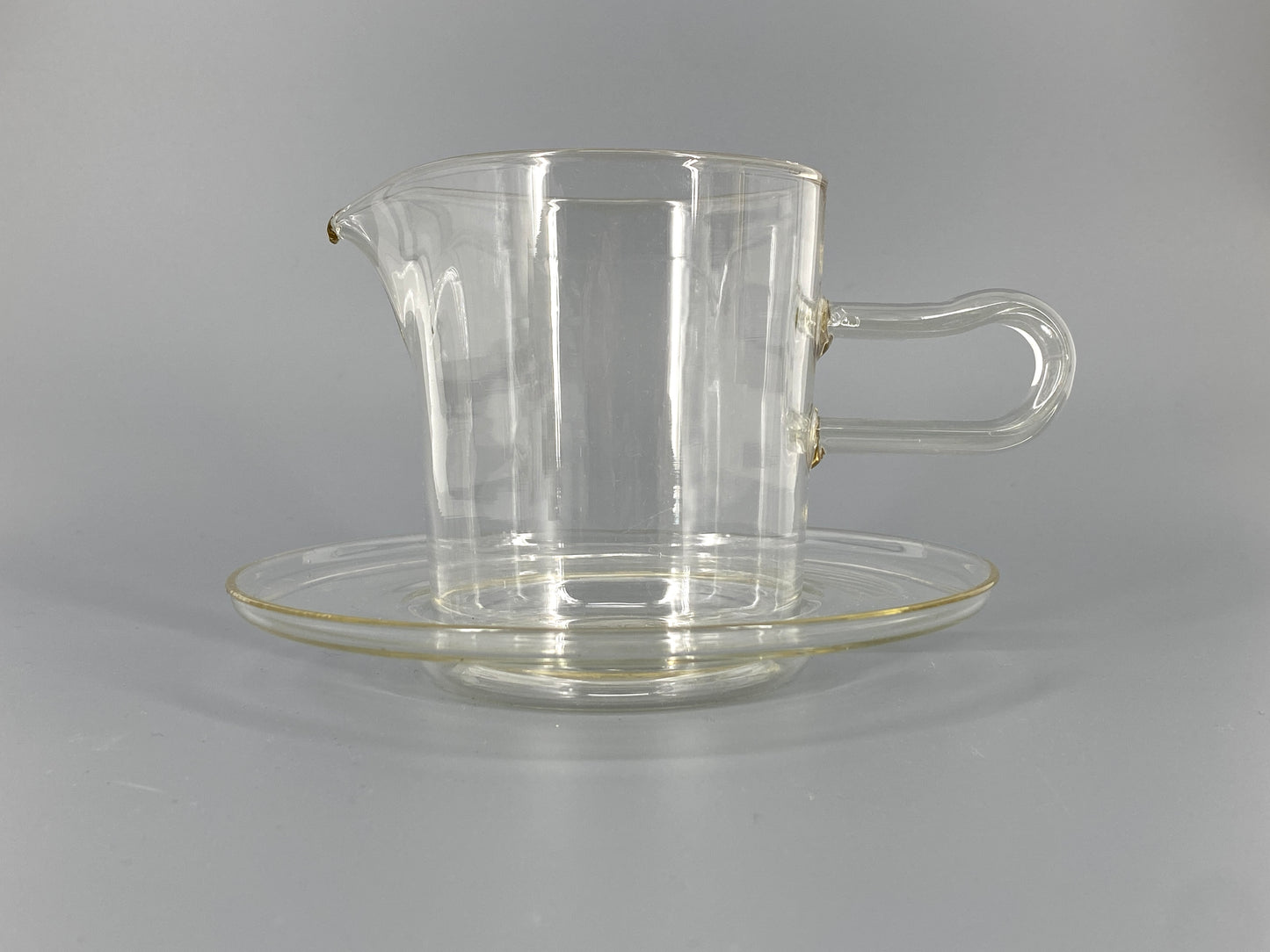 2 Sauciere "Soser" von Wilhelm Wagenfeld für Jenaer Glaswerk Schott & Gen., Deutschland, 1950er