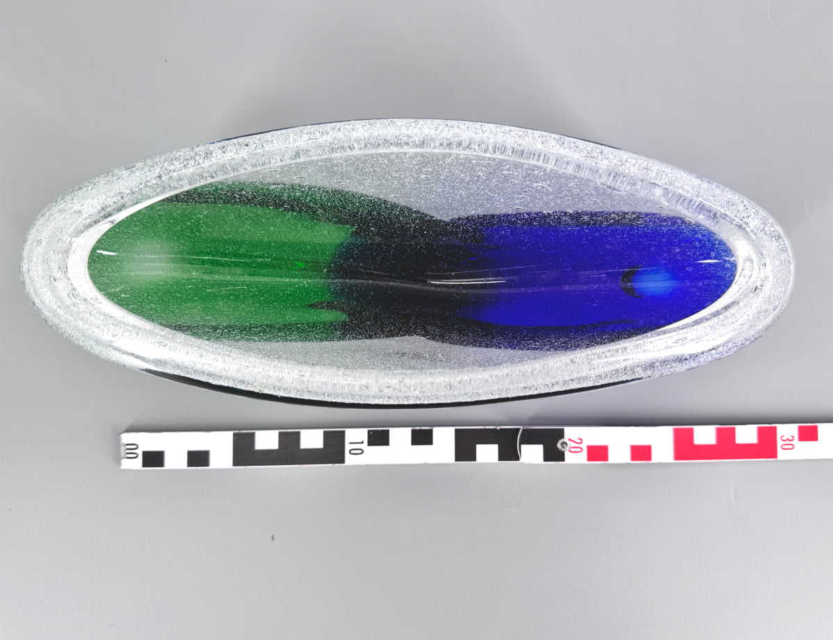 Glasschale von František Špinar, für Skrdlovice Glashütte, Tschechien