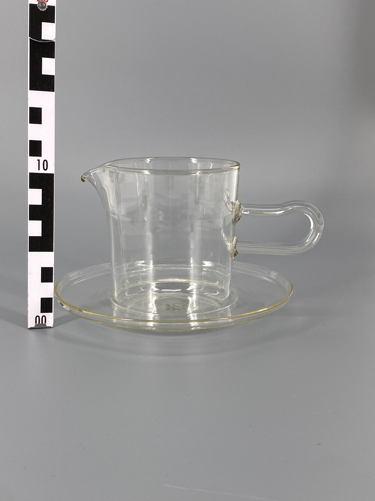 2 Sauciere "Soser" von Wilhelm Wagenfeld für Jenaer Glaswerk Schott & Gen., Deutschland, 1950er