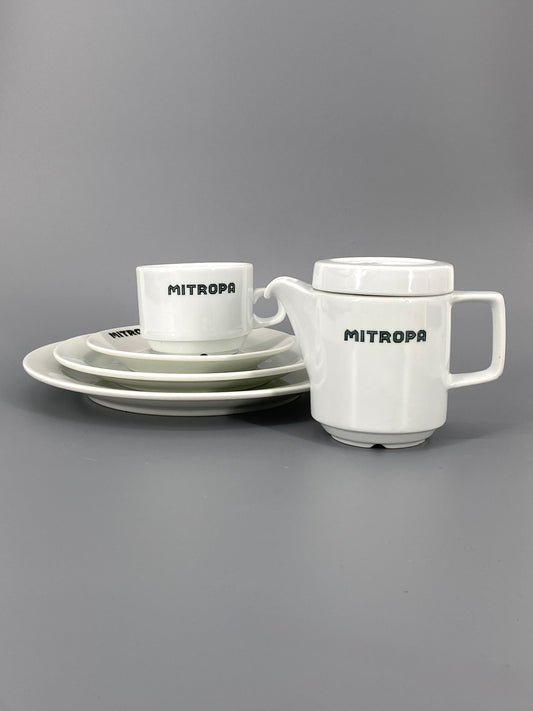 Porzellan Geschirr "Rationell" Mitropa aus der DDR, Deutschland, 70er