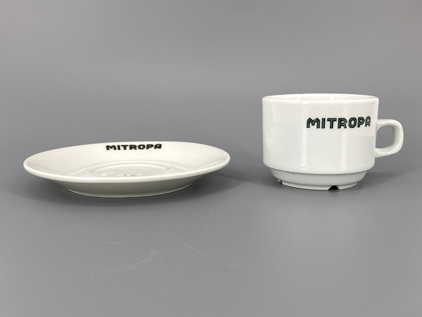 Porzellan Geschirr "Rationell" Mitropa aus der DDR, Deutschland, 70er