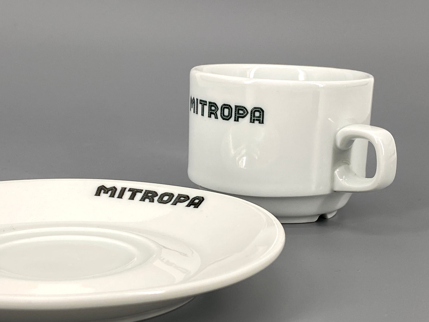 Porzellan Geschirr "Rationell" Mitropa aus der DDR, Deutschland, 70er