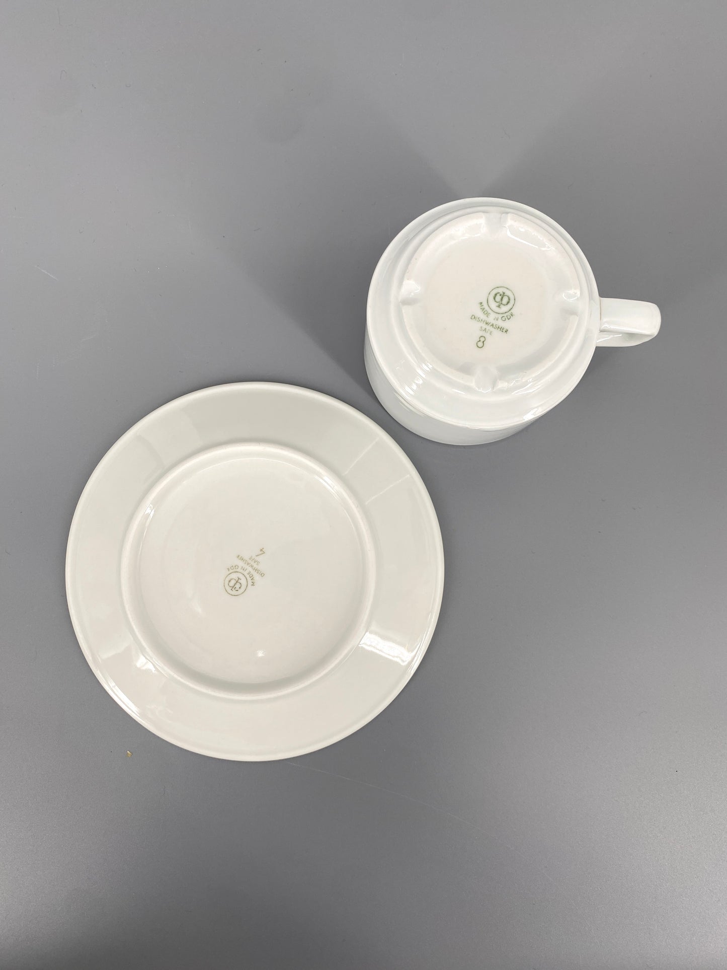 Porzellan Geschirr "Rationell" Mitropa aus der DDR, Deutschland, 70er