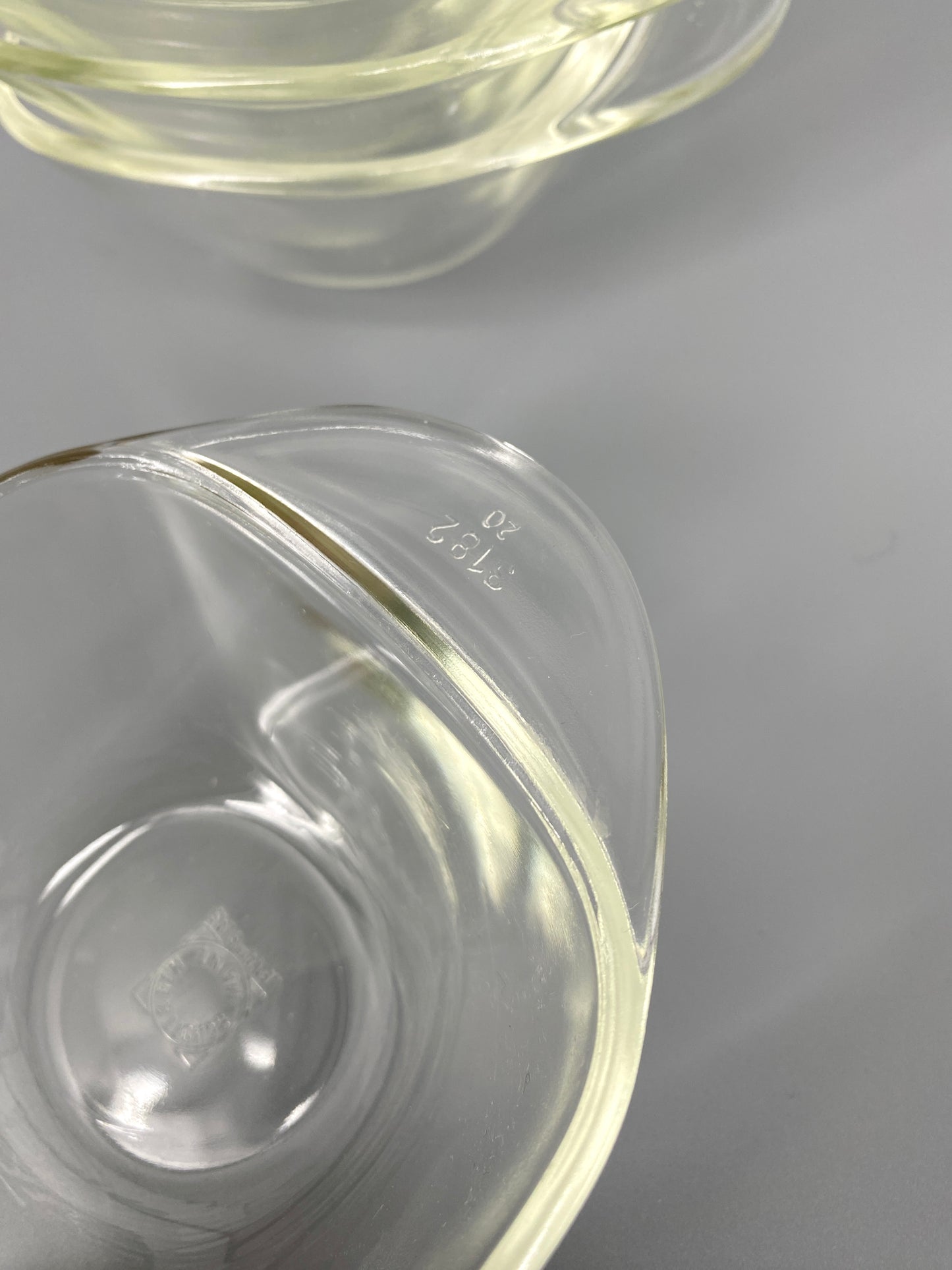 10 Stapelschalen von Heinrich Löffelhardt für Jenaer Glas Schott & Gen. Mainz, Deutschland, 60er