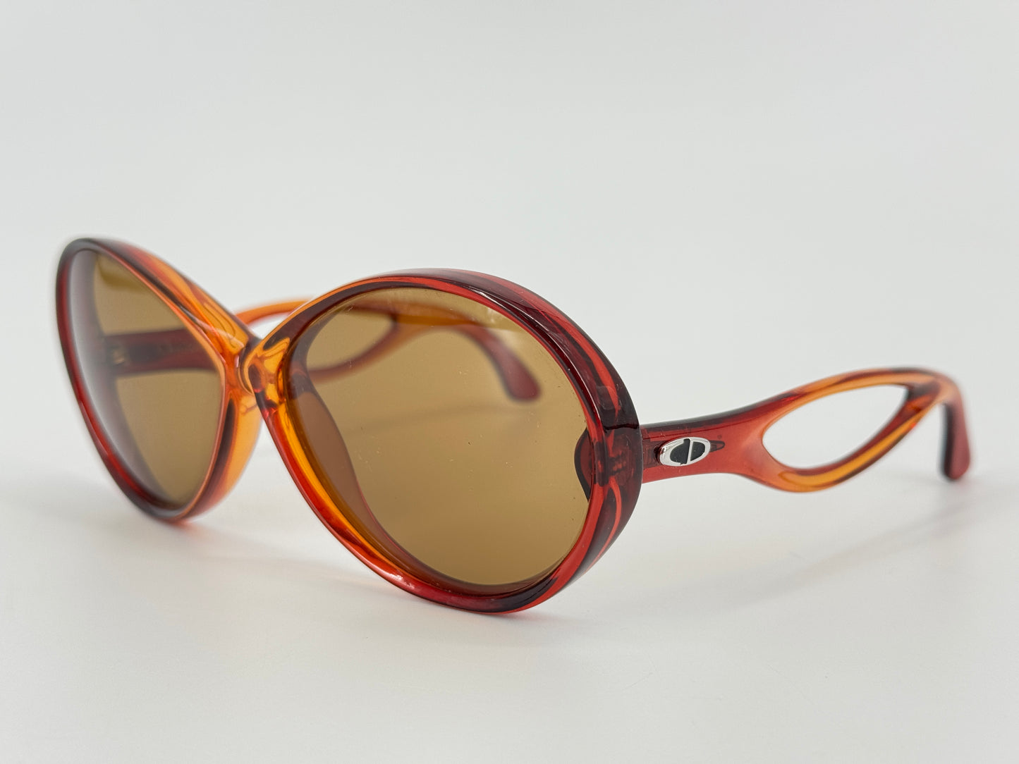 Damen, Sonnenbrille, Christian Dior, rot, orange