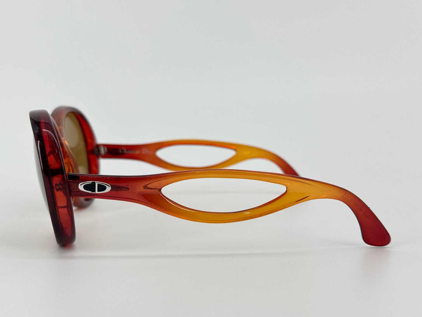 Damen, Sonnenbrille, Christian Dior, rot, orange