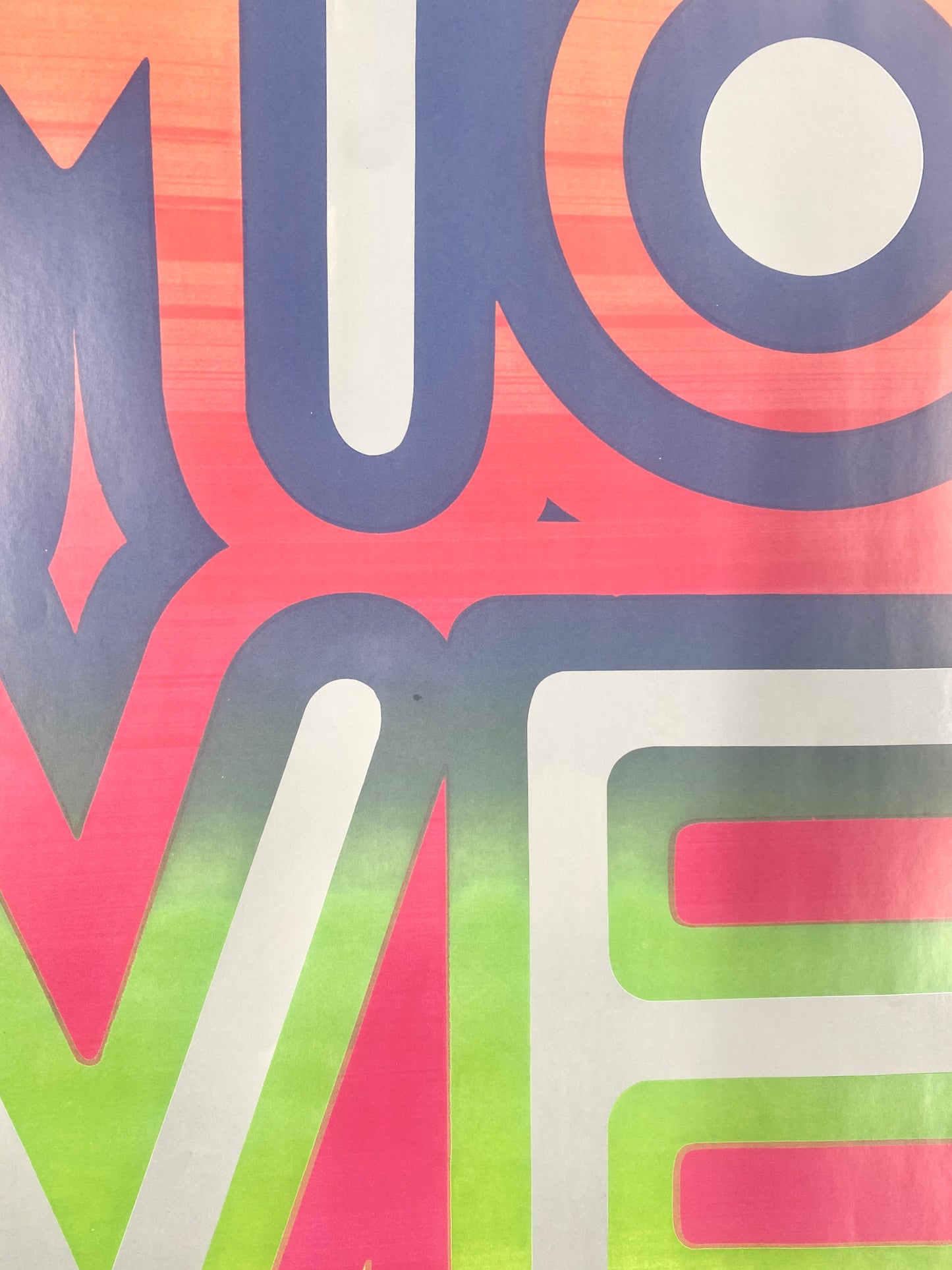 Ausstellungsplakat Berlin, Reprodukton The Move at Marquee. Studio Hapshash and the coloured coat