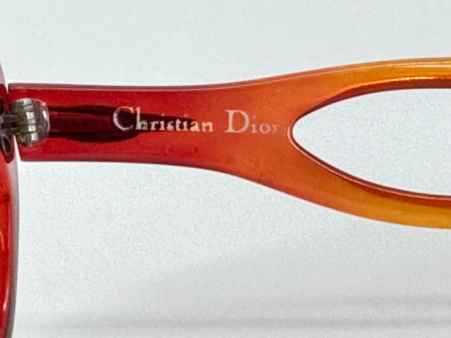 Damen, Sonnenbrille, Christian Dior, rot, orange