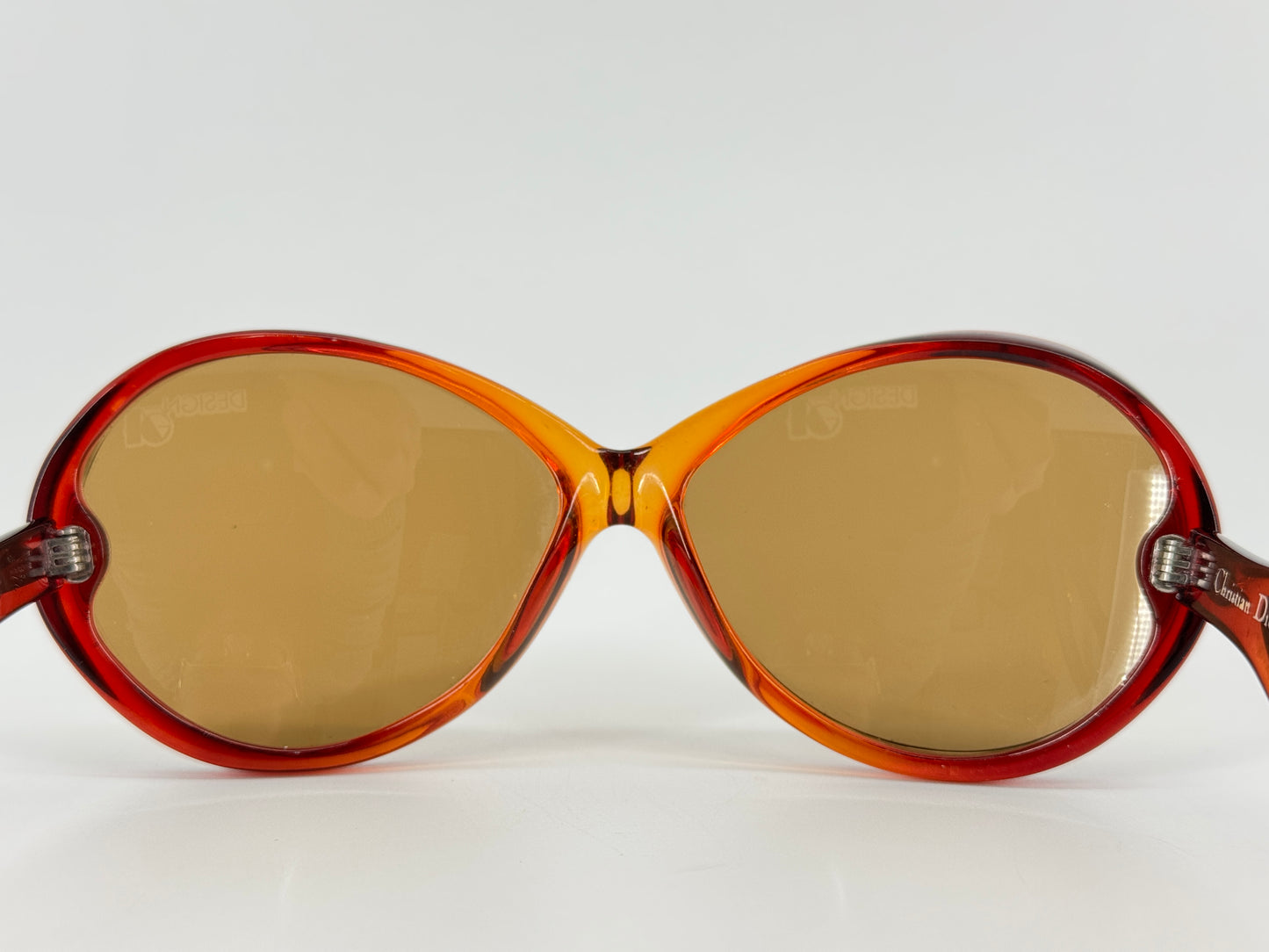 Damen, Sonnenbrille, Christian Dior, rot, orange