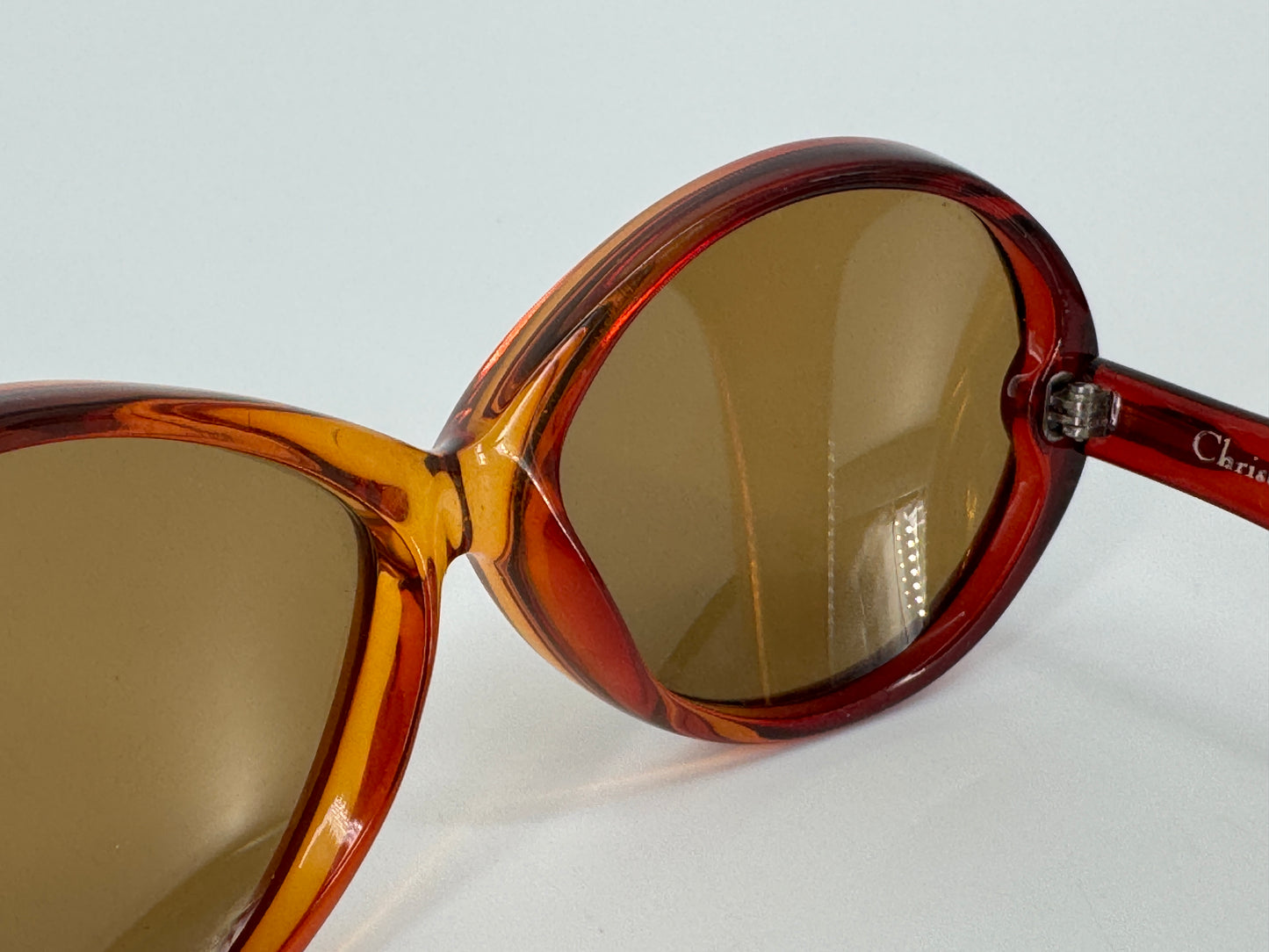 Damen, Sonnenbrille, Christian Dior, rot, orange