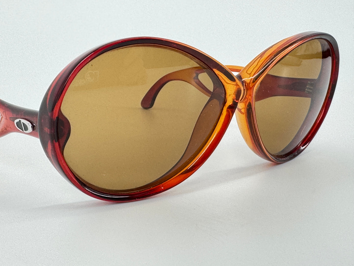 Damen, Sonnenbrille, Christian Dior, rot, orange