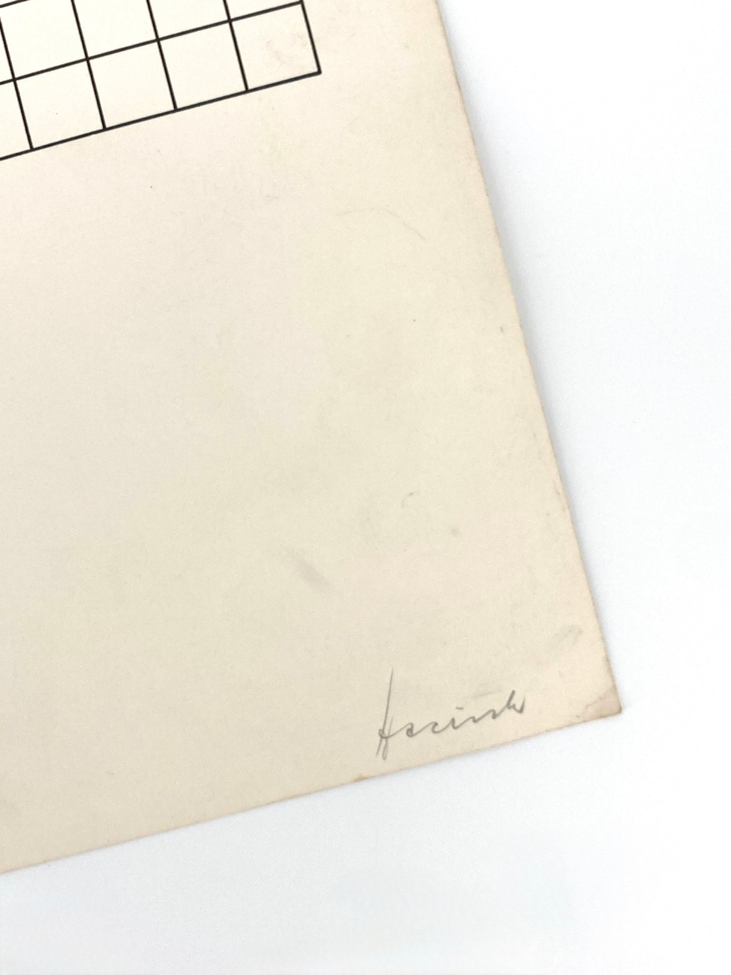 Großer, nummerierter Siebdruck von Erwin Heerich (1922‒2004), Ende der 50er