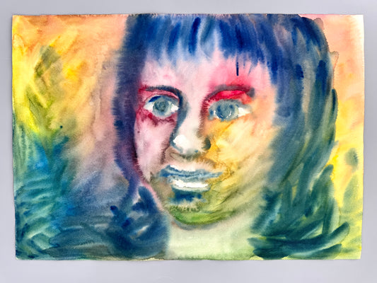 Gemälde, Psychedelisches Portrait