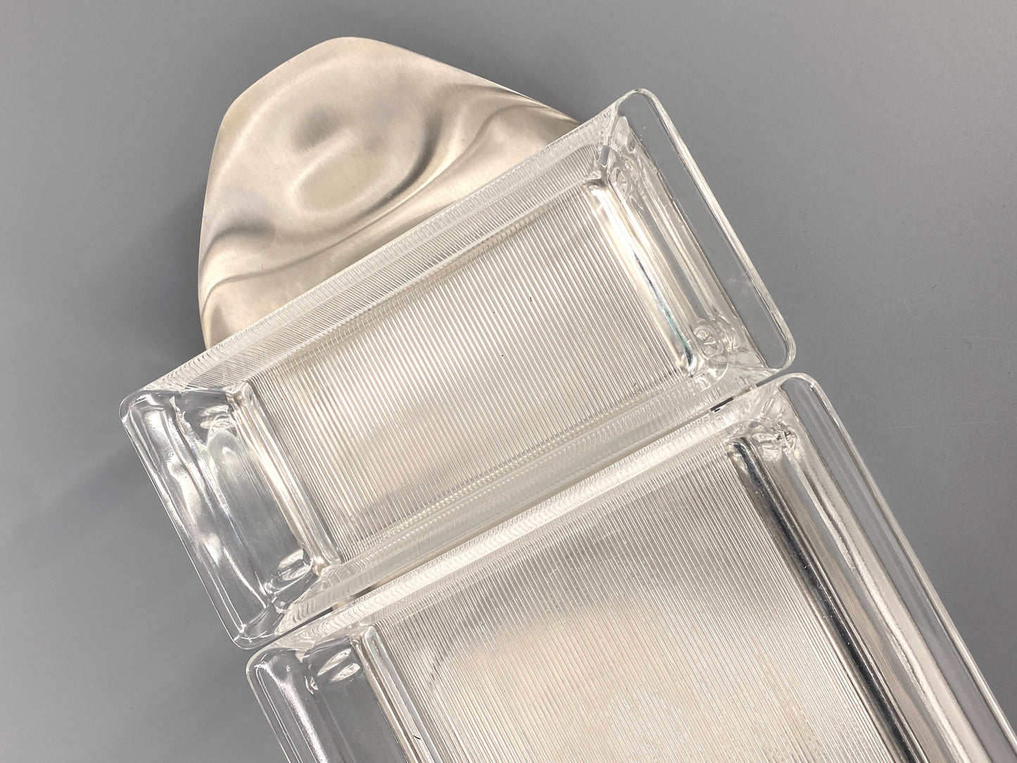 Kabarett von Wilhelm Wagenfeld für WMF, Cromargan und Glas, Deutschland, 60er