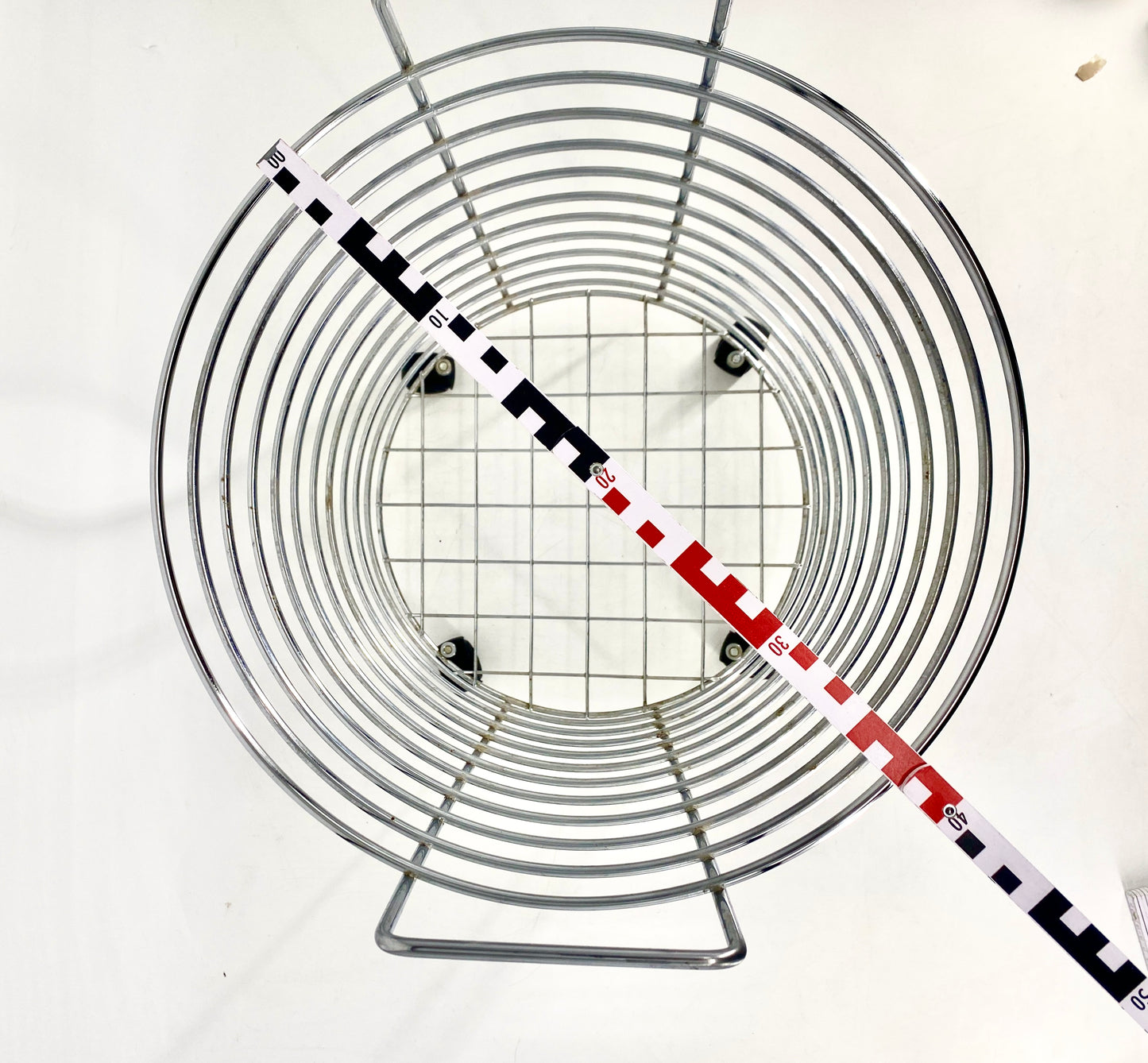 Wäschekorb BALTON RONDO mit Einsatz, Metall-Verchromt, Baumwolle