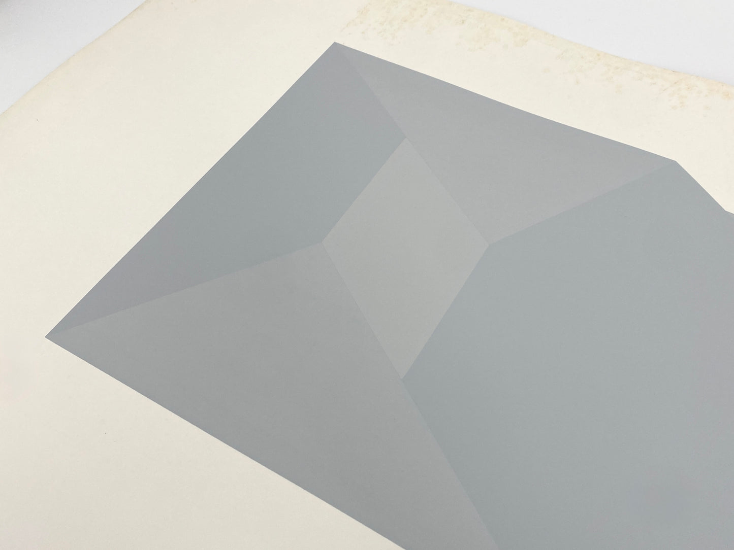 Feinsinniger Siebdruck in Grau von Joachim Albrecht (1913‒1997), um 1970