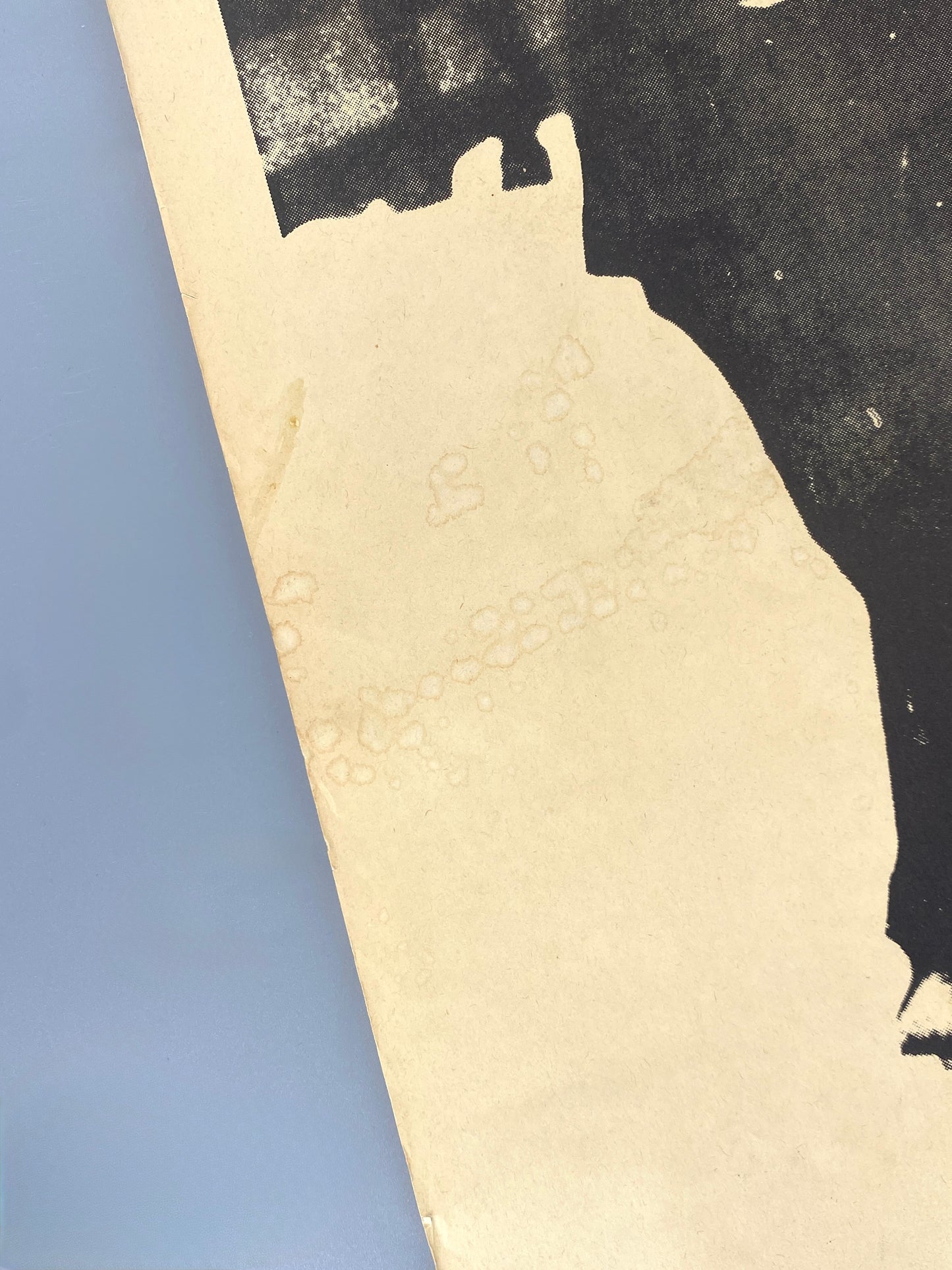 Anarchistisches Plakat "Ein Lachen wird es sein das Euch beerdigt" von den 70er Jahren, Rarität