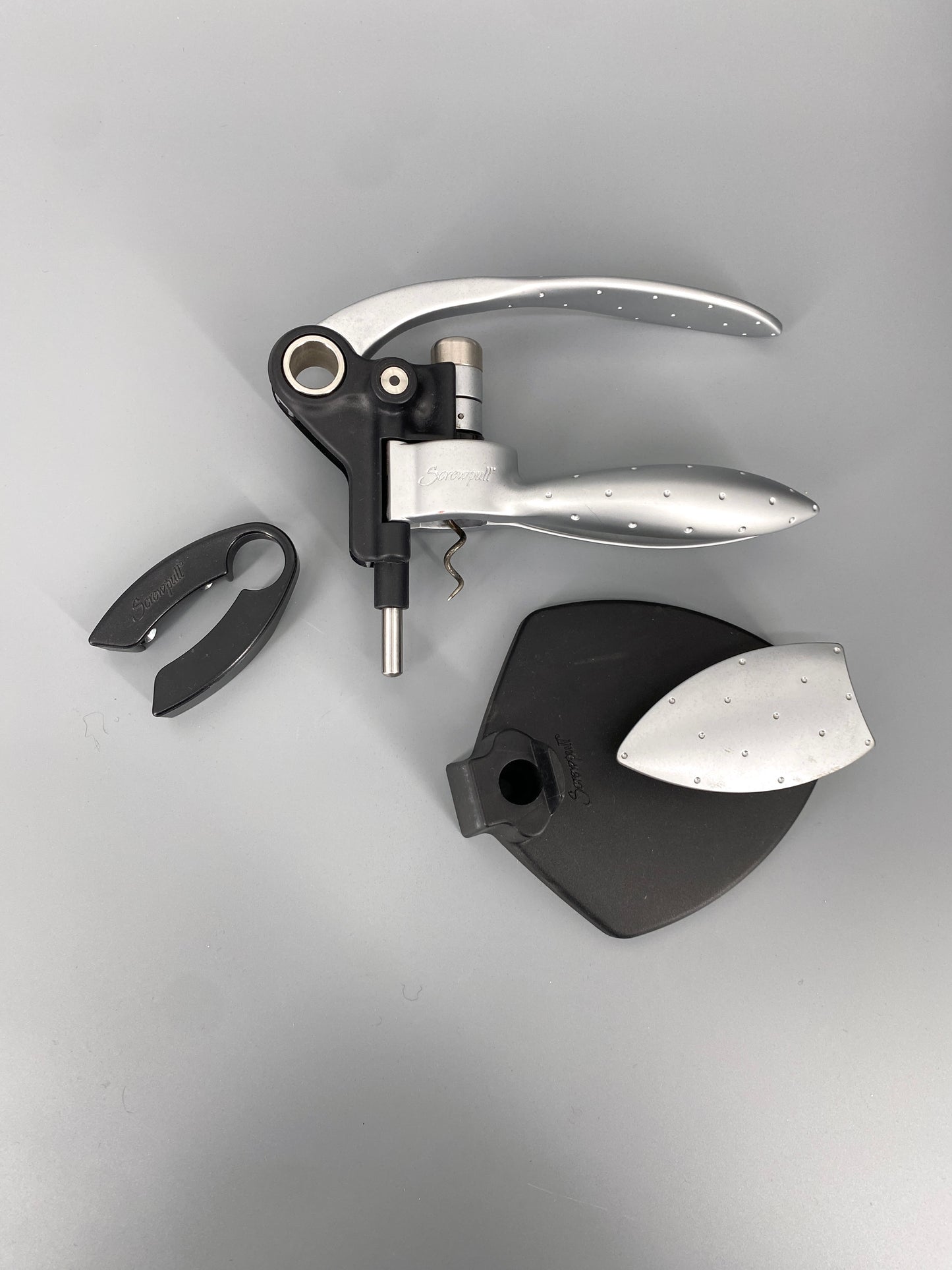 Sommelier Korkenzieher Set "Leverpull" in der Special Metall Edition von Screwpull, Le Creuset, 2000er