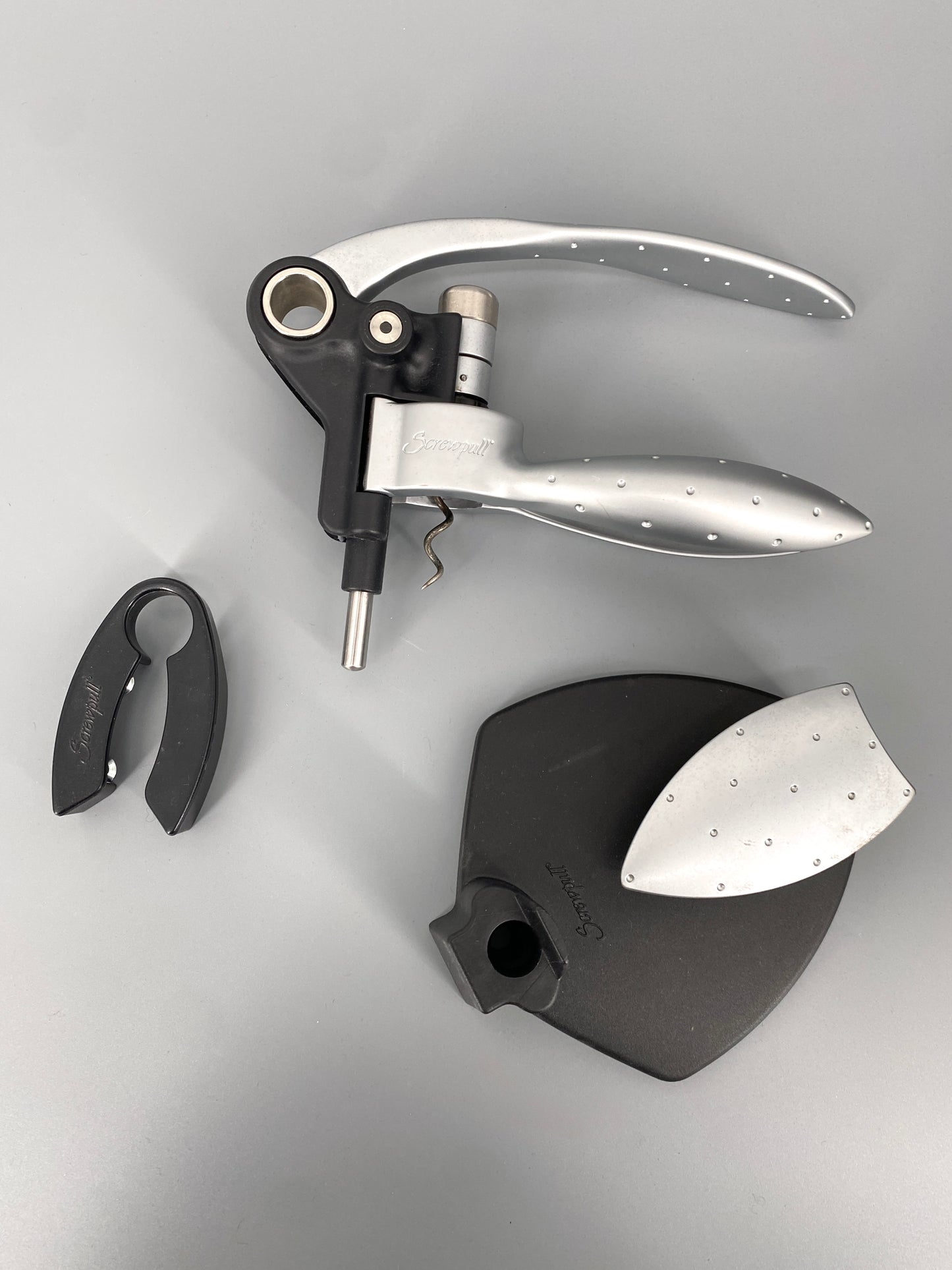 Sommelier Korkenzieher Set "Leverpull" in der Special Metall Edition von Screwpull, Le Creuset, 2000er