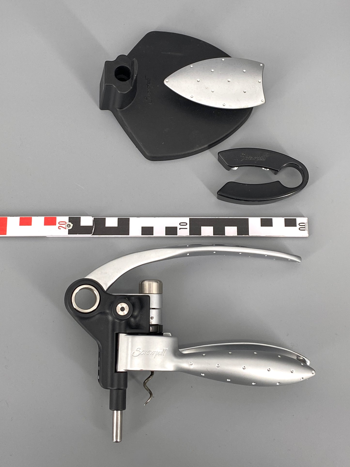 Sommelier Korkenzieher Set "Leverpull" in der Special Metall Edition von Screwpull, Le Creuset, 2000er