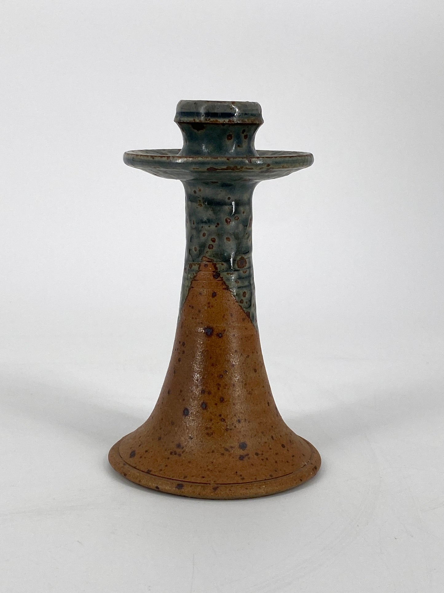 Kerzenhalter aus Steinzeug, teilweise glasiert, Korsika, 1970er