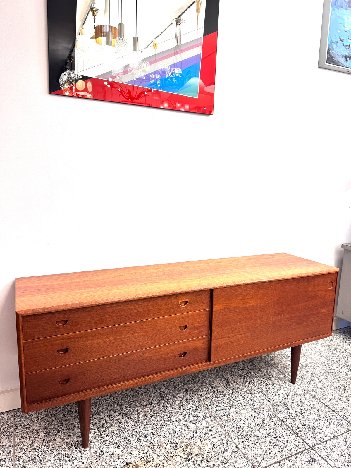 TEAK SIDEBOARD MID CENTURY DANISCH DESIGN VINTAGE KOMMODE