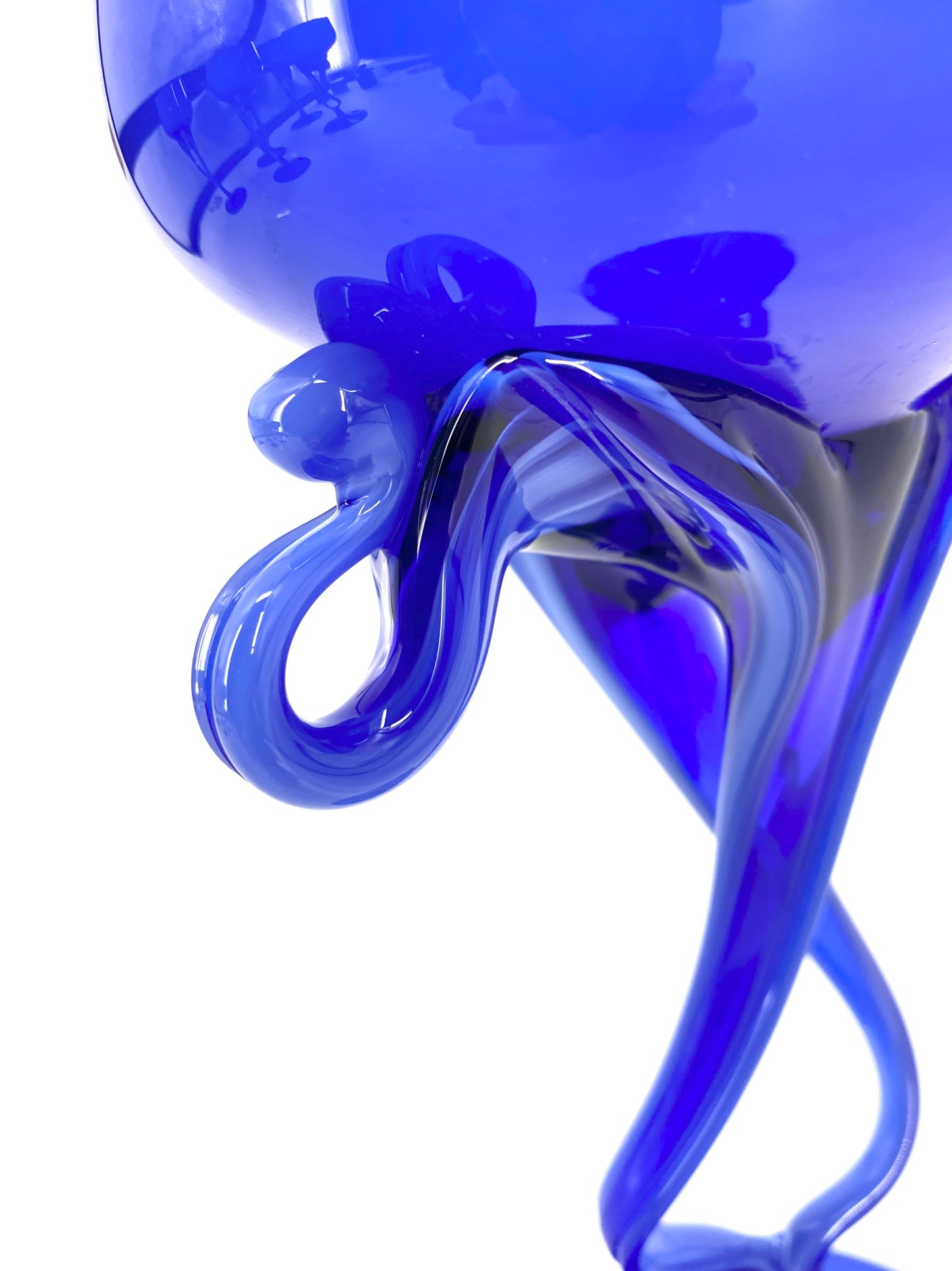 Gläser-Set Jozefina Krosno, Jellyfish Full Cobalt Blue