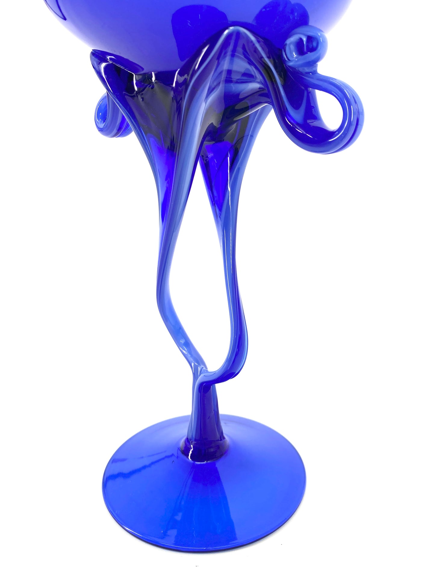 Gläser-Set Jozefina Krosno, Jellyfish Full Cobalt Blue