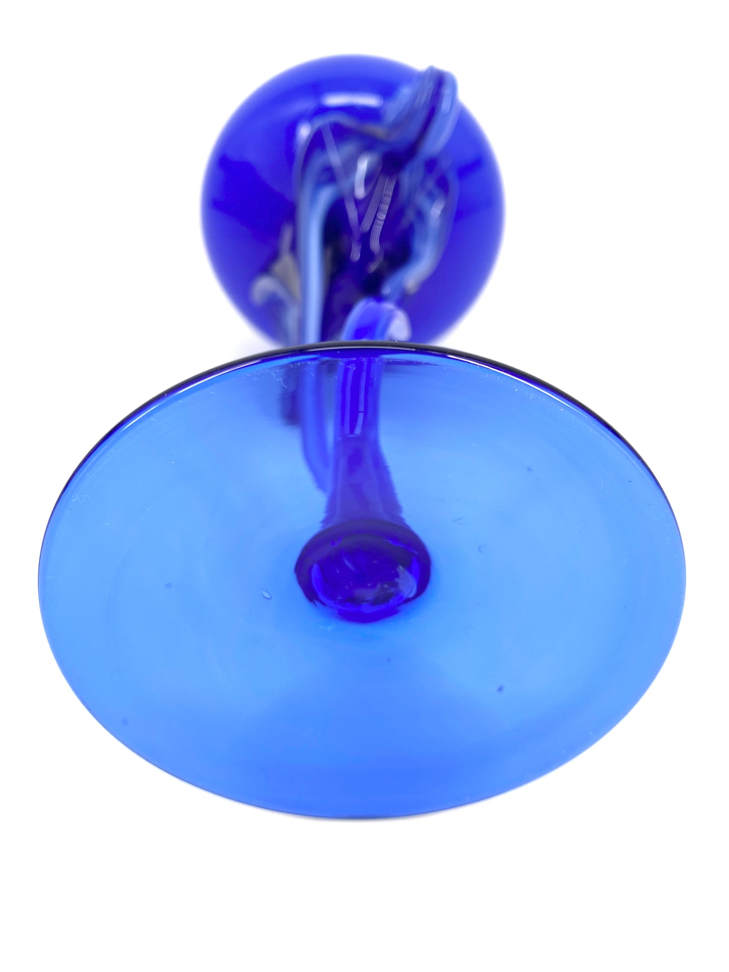 Gläser-Set Jozefina Krosno, Jellyfish Full Cobalt Blue