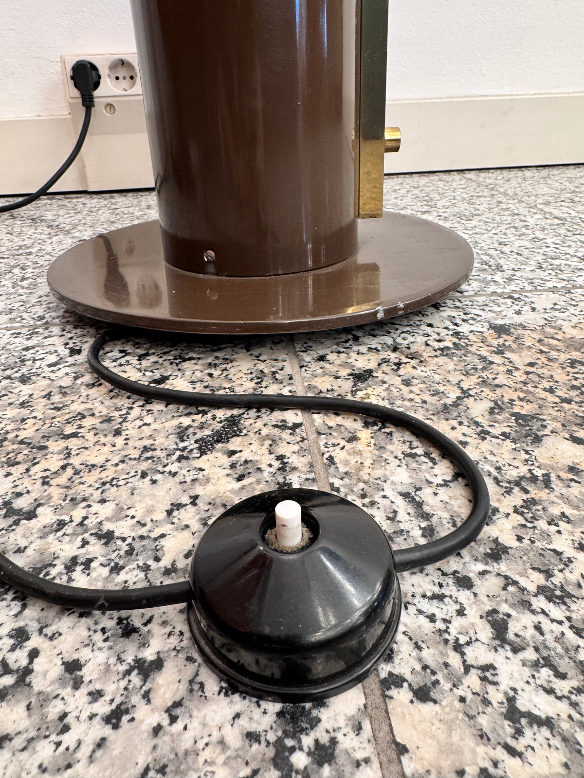 VINTAGE SPACE AGE  1970ER BOGENLAMPE MIT UP-LIGHT SOCKEL