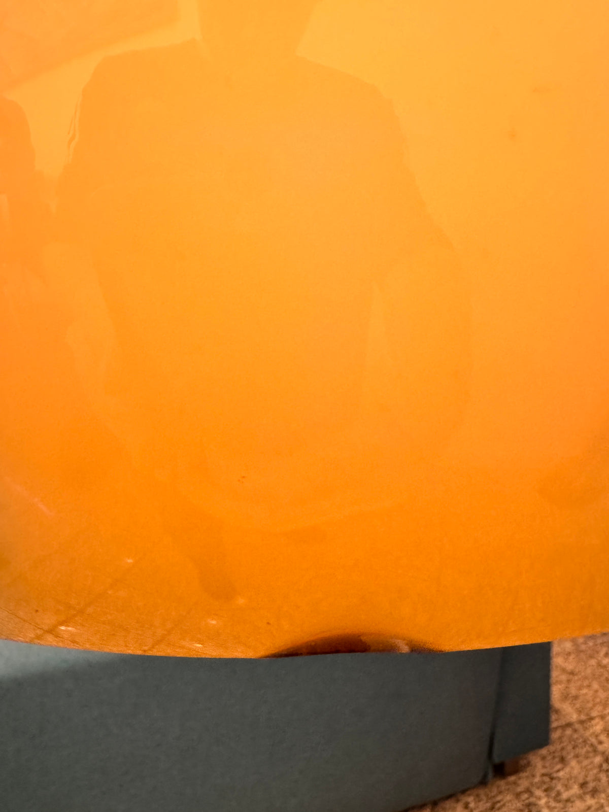 VINTAGE SPACE AGE  1970ER BOGENLAMPE MIT UP-LIGHT SOCKEL