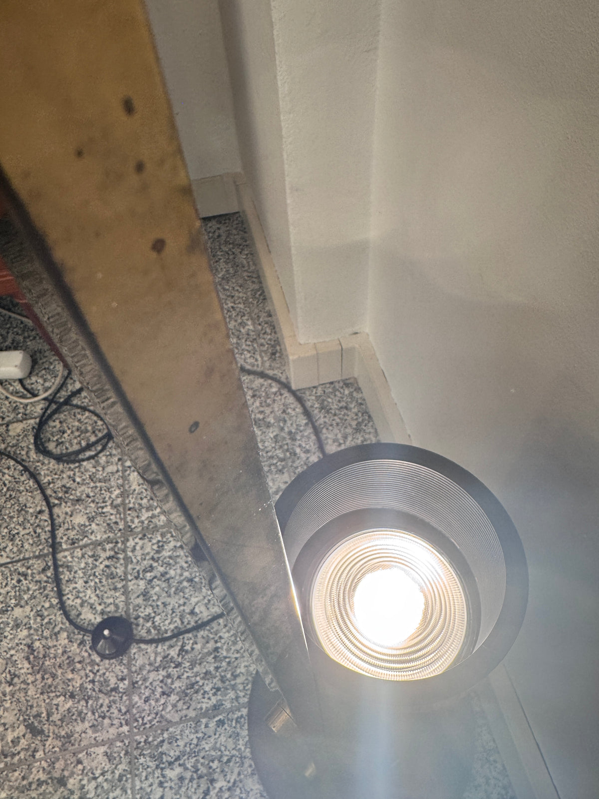 VINTAGE SPACE AGE  1970ER BOGENLAMPE MIT UP-LIGHT SOCKEL