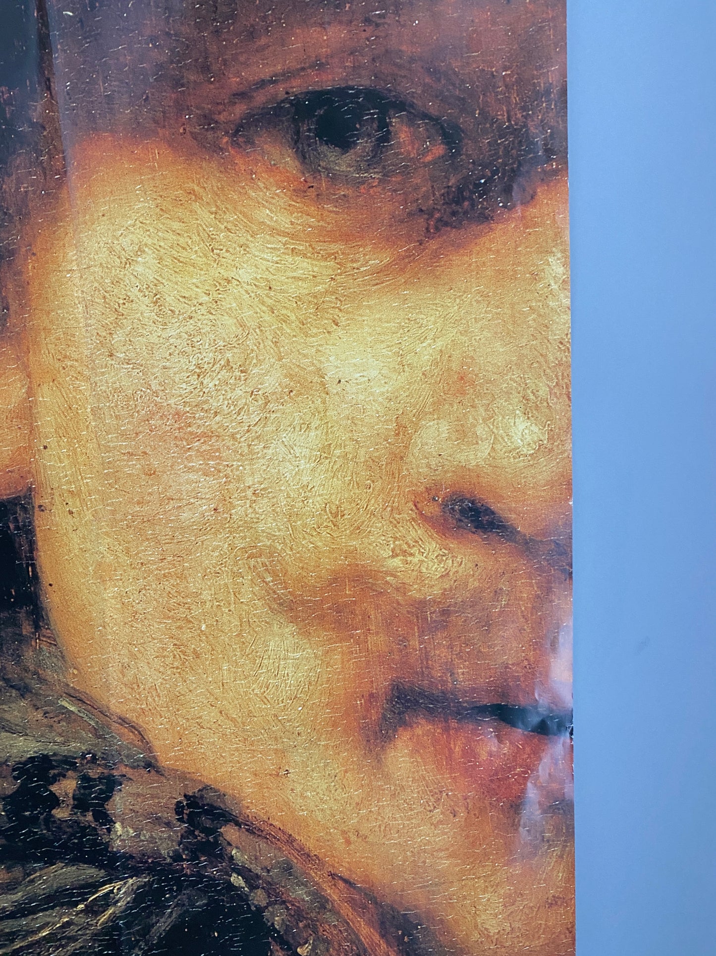 Poster,  Menschen In Berlin. Rembrandt - Selbstbildnis mit Samtbarett  1634
