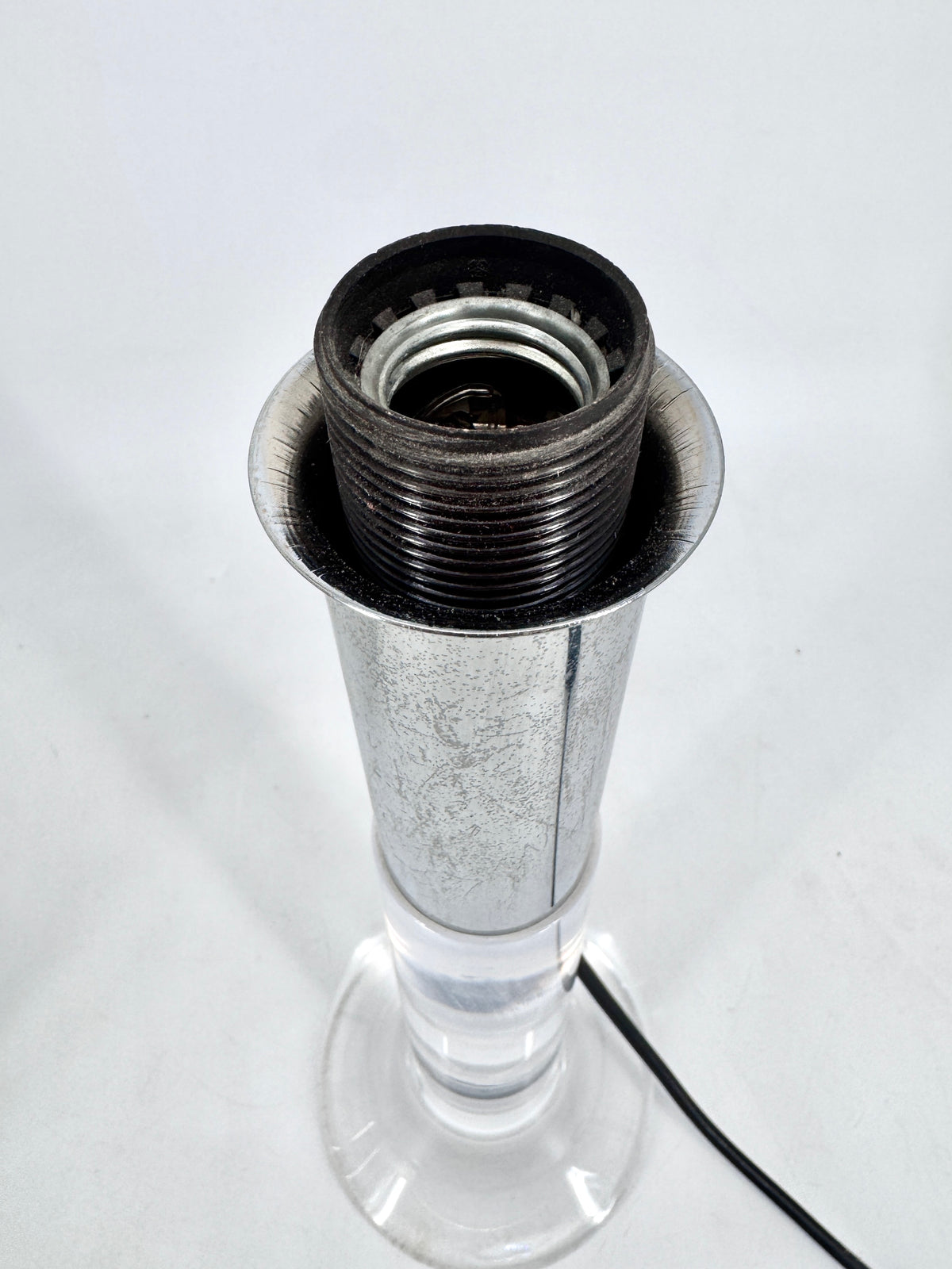 Stehlampe Harvey Guzzini - Lucite. Italien, 70er Jahre