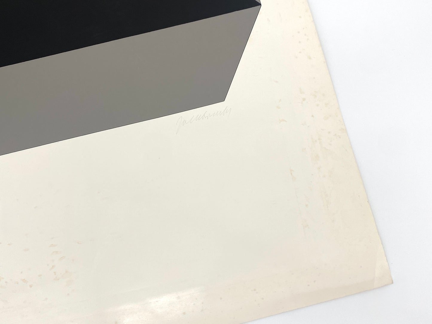Großer, nummerierter Farbsiebdruck auf glänzendem Papier von Joachim Albrecht (1913‒1997), um 1970