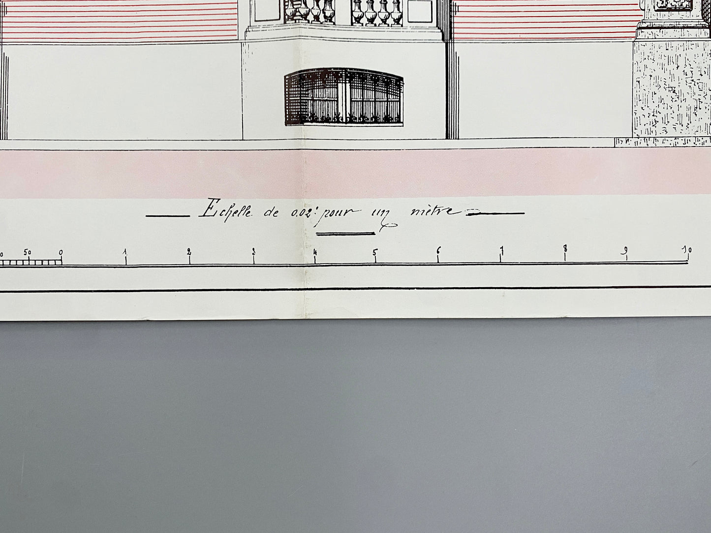 Ausstellungsplakat, Architektur. Fünf Architekten aus fünf Jahrhunderten.