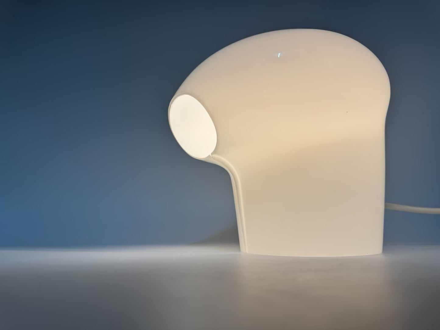 Tischlampe von Gino Vistosi aus Muranoglas, 70er Jahre