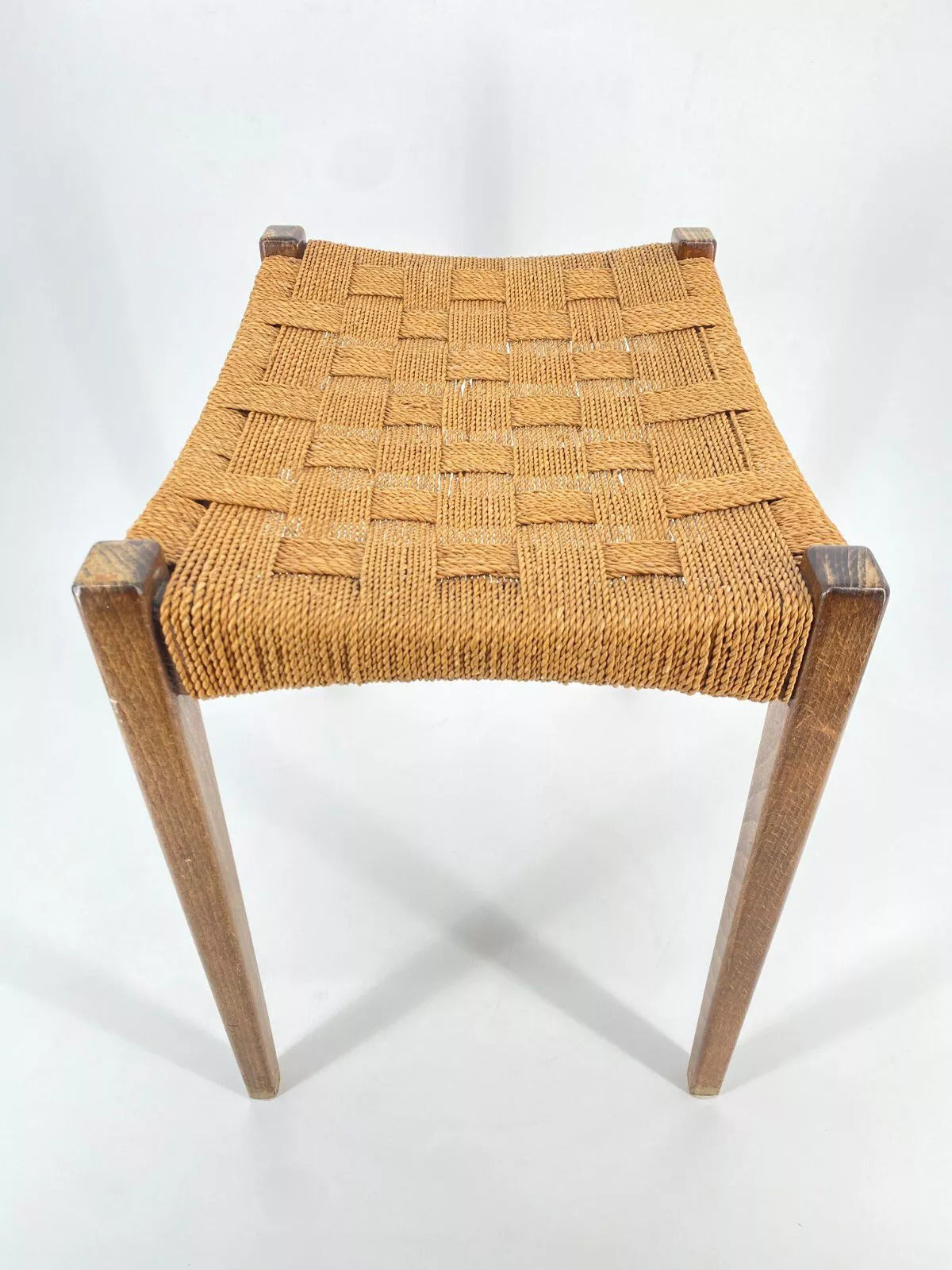 Hocker von Erich Dieckmann aus Eiche, 40er Jahre